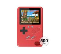 TechKidz, console portable Slim avec 500 jeux, rouge