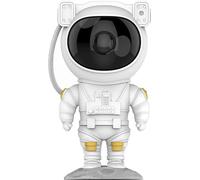 TechKidz, Cosmonaute Projecteur d'ambiance de ciel étoilé animé pivotant à 360°., Blanc