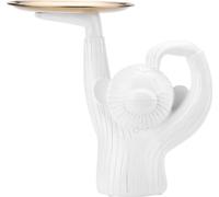 TechKidz, décoration intérieure Crazy Monkey en résine avec un plateau, Blanc
