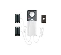 Techko S189 Alarme de piscine ultra fine et sûre pour enfants, conforme à la norme ETL UL 2017, résistante aux intempéries, alarme puissante de 110 dB avec 2 boutons de dérivation, gris, 1 pièce