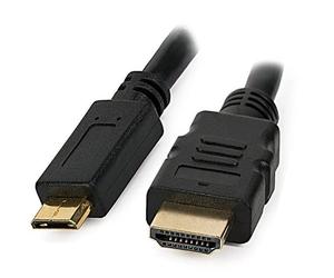 Techly 1.8m HDMI câble HDMI 1,8 m HDMI Type A (Standard) HDMI Type C (Mini) Noir