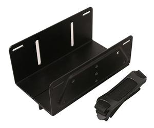 Techly 102239 Support PC Mural ou Mur de Bureau Noir