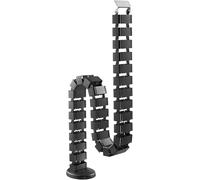 Techly 102888 Gaine Flexible Noire Longueur 1300 mm Noir