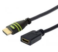 Techly 106381 High Speed HDMI Extension Cable with Ethernet 4K 30Hz M/F 7.5 m