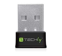 Techly 109252 Mini Adaptateur sans Fil USB 600 Mbps Dual Band Noir