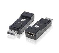Techly Adaptateur DisplayPort vers HDMI IADAP DSP-2124K3 (DP 1.2, 4K 30Hz) Noir