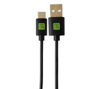 Techly 109375 Câble USB A mâle 2.0 / USB-CTM mâle 1 m Noir