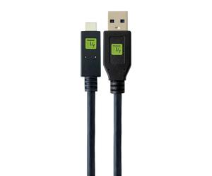 Techly 109443 Câble USB 3.1 Gen.2 A mâle/USB-CTM mâle 0,5 m Noir