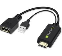 Techly 109542 Adaptateur Convertisseur HDMI™ vers Displayport avec USB 4K 30Hz Noir