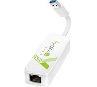 TECHLY 109740 Adaptateur Convertisseur USB 3.0 Ethernet Gigabit RJ45 LAN Blanc