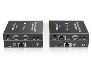 Techly 109832 Amplificateur d'extension HDMI 4K jusqu'à 70 m sur câble Cat.6/6A/7 Noir