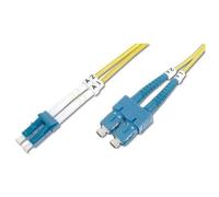 Techly 1m SC/LC OS2 câble InfiniBand et à fibres optiques Jaune