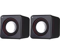 Techly 2+0 Haut-parleurs USB 3W pour ordinateur