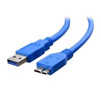 Techly 2.0m USB 3.0 A-Micro B M/M câble USB USB 3.2 Gen 1 (3.1 Gen 1) 2 m USB A Micro-USB B Bleu