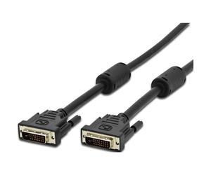 Techly 20m DVI-D câble DVI Noir