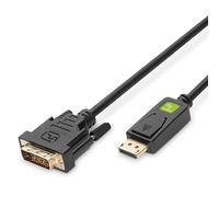 Techly 2m DVI-D/DisplayPort Noir