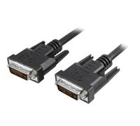 Techly 3.0m DVI-D Dual Link M/M câble DVI 3 m Noir