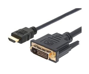 Techly 3.0m HDMI - DVI-D M/M 3 m Noir
