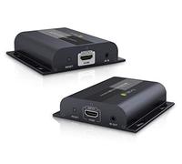 TECHLY 360899 Extender HDMI HDbitT avec IR sur câble Cat.6 jusqu'à 120 m Noir
