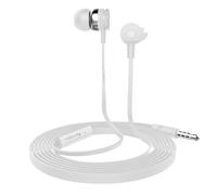 Techly 361650 Écouteurs stéréo avec microphone Blanc