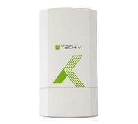 Techly 361711 CPE Punt-Point de pointe, 900 Mb/s sur 5,8 GHz 12 dBi Blanc