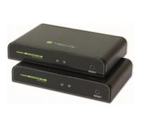 Techly 362022 Extender HDMI avec IR sur câble CAT 5E/6 jusqu'à 120 m Noir
