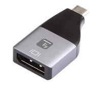 Techly 362442 Adaptateur convertisseur USB-C™ vers DisplayPort Noir/Argent