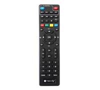 Techly 363739 Télécommande de rechange universelle pour décodeur numérique terrestre Noir