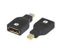 TECHLY 364378 Adaptateur DisplayPort F/Mini DisplayPort M (Thunderbolt) 4K Noir