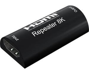 TECHLY 365559 Extender Répéteur Numérique HDMI 8K @60Hz HDCP 3D Jusqu'à 25m Noir