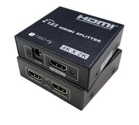 TECHLY 365818 Splitter HDMI 4K UHD 3D à 2 voies Noir