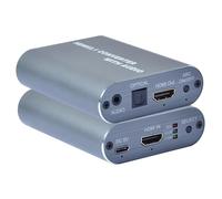 Techly 366600 Extracteur audio HDMI LPCM7.1 Arc 8K avec Audio 3.5" et Toslink SPDIF Gris