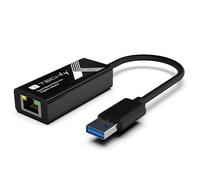 TECHLY 367041 Adaptateur réseau Gigabit USB Type-A SuperSpeed Noir