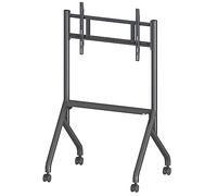 TECHLY 367768 Support de sol multifonction pour TV LCD/LED/Plasma 65-100'', Meuble TV, Meubles pour Audio/Vidéo, Noir