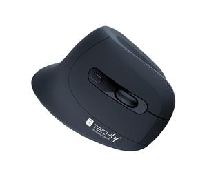Techly 369205 Souris Verticale Optique 3200dpi Ergonomique Sans Fil Noir