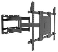 Techly 369380 Support mural pour TV LED LCD 65-110" Full-Motion Noir