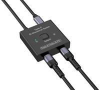 Techly 369465 Commutateur bi-directionnel 8K USB-C™ 2 voies Noir