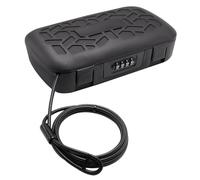 Techly 369502 Cassaforte Portatile Cassetta di Sicurezza a Combinazione Nero