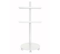 Techly 369564 Support de sol Chariot TV LCD/LED/Plasma 32-70" Blanc Blanc