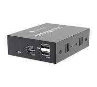 Techly 369755 Récepteur HDMI KVM Extender Over Ethernet 1080p@60Hz 150m Noir