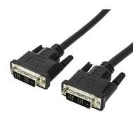 Techly 5.0m DVI-D Single Link M/M câble DVI 5 m Noir