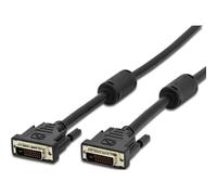 Techly 5m DVI-D câble DVI Noir