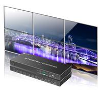 Techly 620409 Contrôleur pour mur vidéo 3x3 HDMI 9 canaux Noir