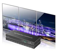 Techly 620409 Contrôleur pour mur vidéo 3x3 HDMI 9 canaux Noir