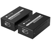 Techly 621130 Extender HDMI™ 4K @60Hz Jusqu'à 60 m avec technologie PoC Noir