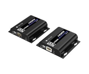 Techly 621161 Extender HDMI 4K@60Hz avec IR sur câble Cat.6 jusqu'à 120m Noir