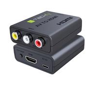 Techly 622083 Convertisseur AV 3 RCA vers HDMI Noir