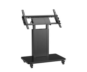 Techly 623011 Chariot de sol avec étagère pour TV LCD/LED/Plasma 32-70" Noir