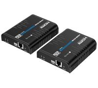 Techly 623356 KVM HDMI 4K@60Hz Extender Câble Cat.5/6 Noir Noir
