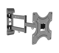 Techly 624414 Support mural universel 3 articulations pour TV LED-LCD 14-43" Noir